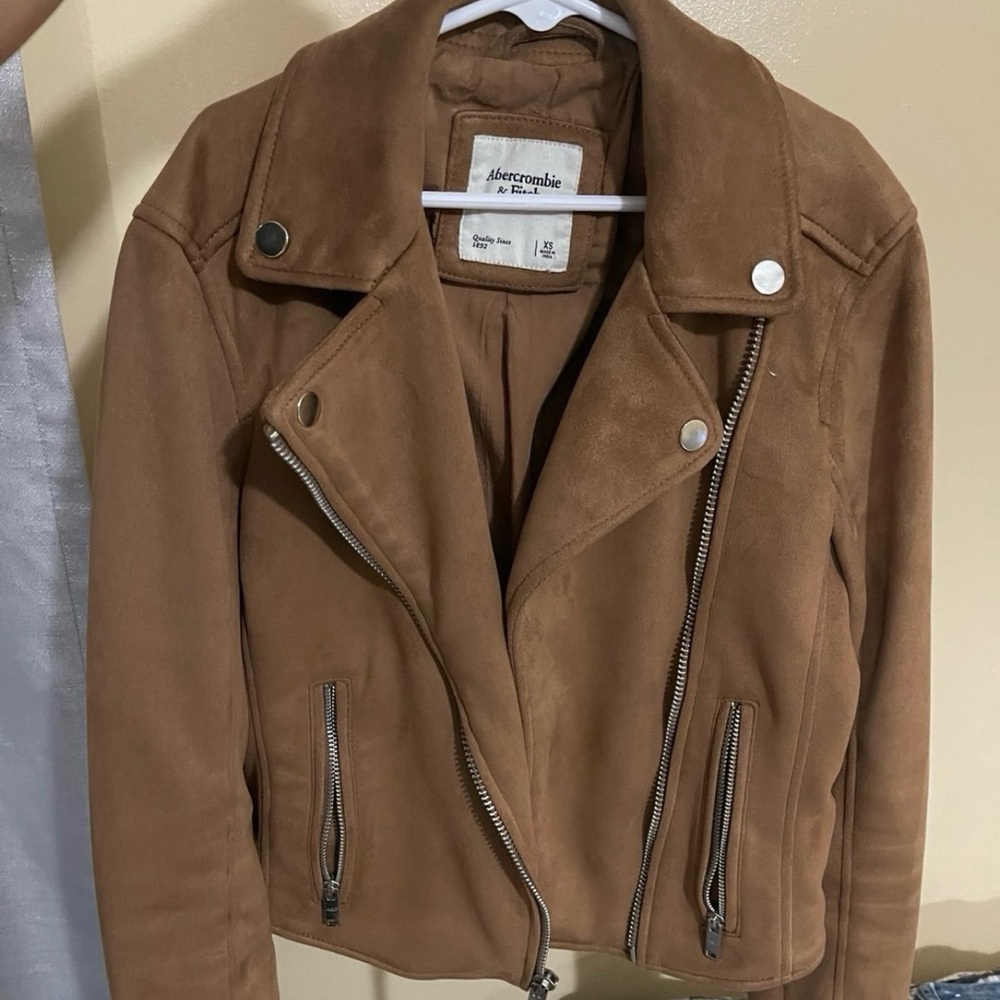 Abercrombie & Fitch‎ women’s suede jacket